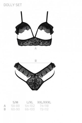 Эротический комплект Passion DOLLY SET, XXL/XXXL