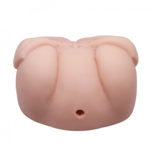 Crazy Bull Real Vagina and Anal Masturbator - Мастурбатор с вибрацией вагина и анус, 22.5 см (телесный)