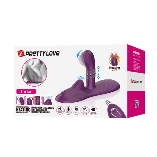 Вибромассажер Pretty Love Luka Heating Sit-Down Pad