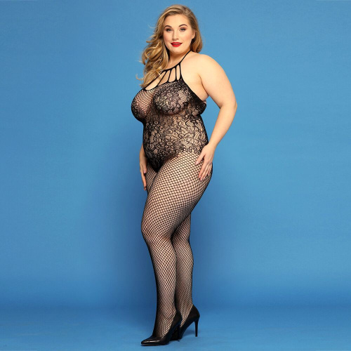 Сетчатый бодистокинг JSY «Откровенная Мадлен» Plus Size