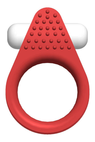 Dream Toys Lit-Up Silicone Stimu-Ring 1 - Эрекционное кольцо, 4,2 см (красный)