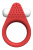 Dream Toys Lit-Up Silicone Stimu-Ring 1 - Эрекционное кольцо, 4,2 см (красный)
