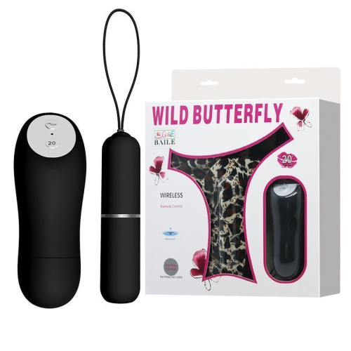 Вибропуля и трусики Baile Wild butterfly