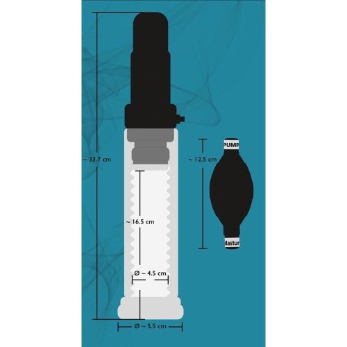 Orion Vibrating Multi Pump & Masturbator - Помпа для члена з вібрацією, 17.2х6 см - купити в Києві, Україні