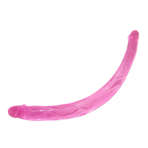 Baile Double Done DoubleDong Pink - Двосторонній фалоімітатор, 42 см (рожевий) - купити в Києві, Україні