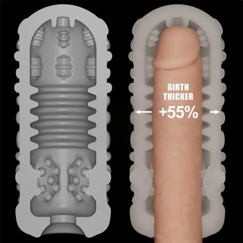 Мастурбатор LoveToy Knights Ring Vibrating Dual Purpose Sleeve-Drip