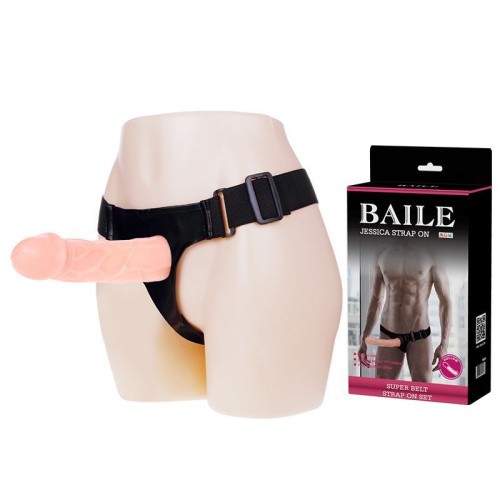 Baile Jessica Strap On - Страпон, 15х4 см - купити в Києві, Україні