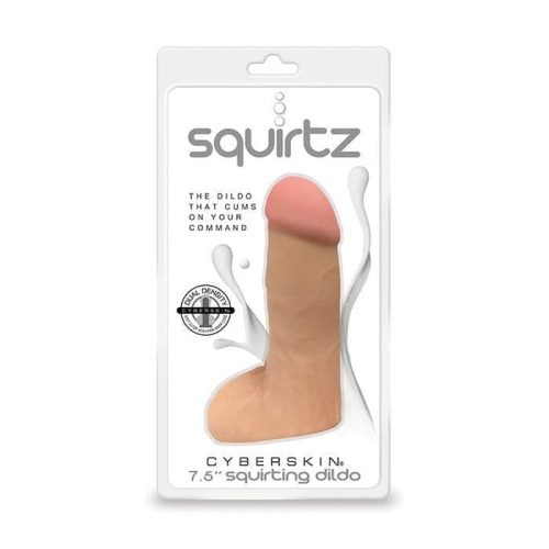 Фаллоимитатор Squirtz CyberSkin® 7.5 15х5,3 см