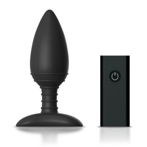Nexus Ace Remote Control Vibrating Butt Plug - анальна пробка з вібрацією та дистанційним керуванням, M 12х4 см (чорний) - купити в Києві, Україні