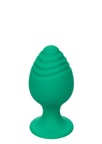 CalExotics Cheeky Buttplug Green - Набор анальных пробок, 9х5 см, 5х3,25 см.