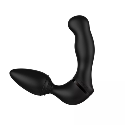 Nexus Revo Twist 2 in 1 Rotating Prostate Massager and Vibrating Butt Plug - стимулятор простаты с анальной пробкой, 19.7х3.4 см (чёрный)
