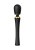 Zalo Kyro Wand мощный перезаряжаемый вибромассажер с 2 насадками, 29.1х5.35 см (чёрный)