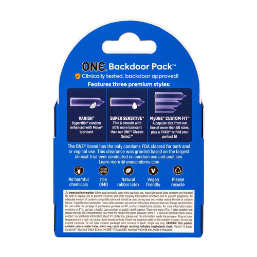 ONE Backdoor, 3 шт