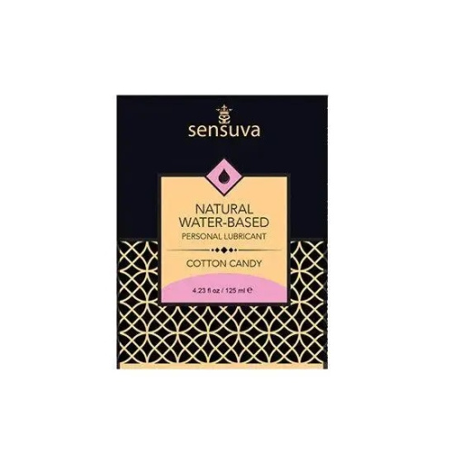Sensuva - Natural Water-Based Cotton Candy - Пробник лубриканта, 6 мл - купити в Києві, Україні