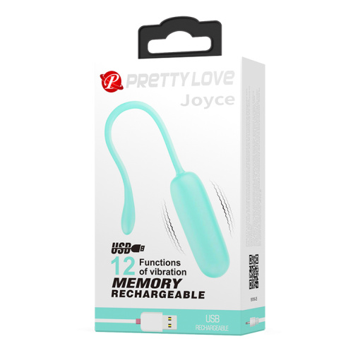 Pretty Love Joyce Vibrating Egg Mint - Виброяйцо, 7 см (бирюзовый)