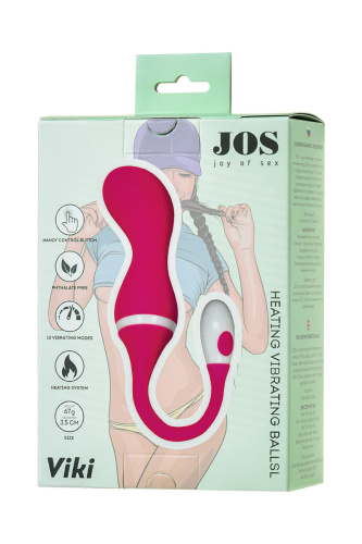 Toyfa - Jos Viki - Виброшарики с подогревом, 3.5 см