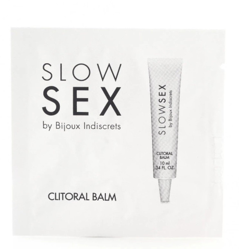 Slow Sex Clitoral Balm сашет возбуждающий бальзам для клитора, 2 мл