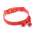 Loveshop Bow and Bell - Ошейник замшевый, 47 см (красный) Loveshop Bow and Bell - Ошейник замшевый, 47 см (красный)
