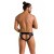 Passion - 041 SLIP OPEN JOE black - Сексуальные мужские трусы с кольцом, L/XL