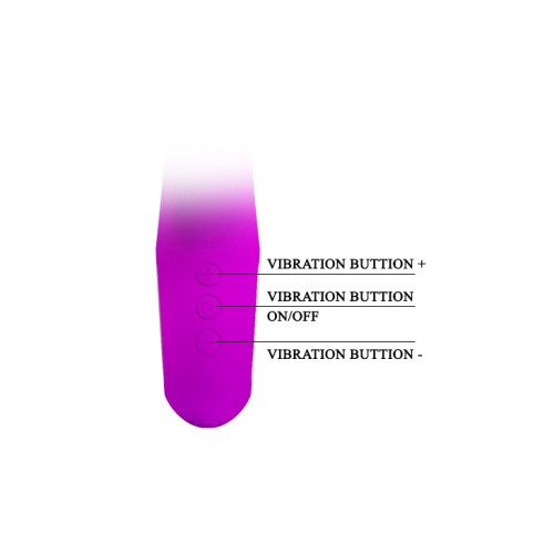 Pretty Love Hot Rabbit Vibrator - Вибратор-кролик с удобной ручкой, 19х3.3 см