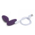 We-Vibe Ditto + Лубрикант 50 мл - смарт-пробка с дистанционным управлением, 8.8х3,1 см  (фиолетовый)