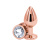 Анальная пробка NS Novelties Rear Assets - Rose Gold, M