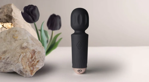 Вибромассажер Rocks Off Mini Wand Black Tulip