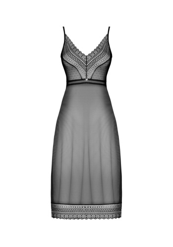 Obsessive Estiqua chemise - Сорочка эротическая, XL/2XL
