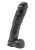 Get Real Dildo 11 inch with Balls - Большой фаллоимитатор, 22.5х6.5 см (черный)
