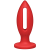 Doc Johnson Kink Lube Luge Premium Silicone Plug 4" - силиконовая анальная пробка, 9х3,81 см (красный) Doc Johnson Kink Lube Luge Premium Silicone Plug 4" - силиконовая анальная пробка, 9х3,81 см (красный)