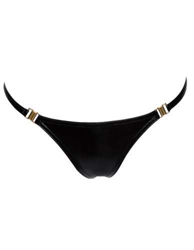 Трусики с мокрым эффектом на застежках Noir Handmade P008, M