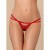 Obsessive 838-THO-3 - сексуальные стринги, S/M (красный) Obsessive 838-THO-3 - сексуальные стринги, S/M (красный)