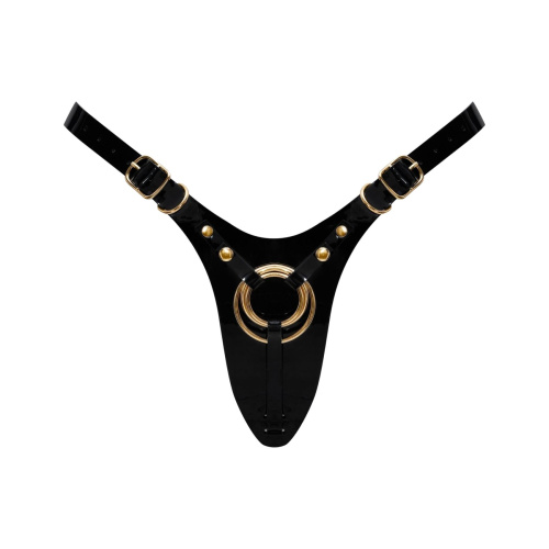Трусики для страпона Strap-On-Me Leatherette Harness Fabulous, One Size - купити в Україні | Секс шоп SEX-SHOP.ua