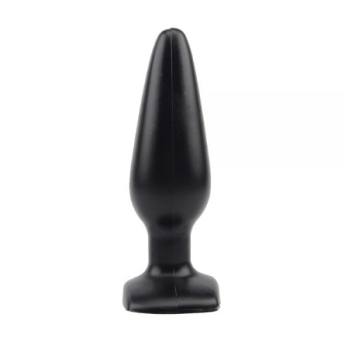 Rubicon Anal Plug Medium - Анальная пробка, 14х4 см (черный)
