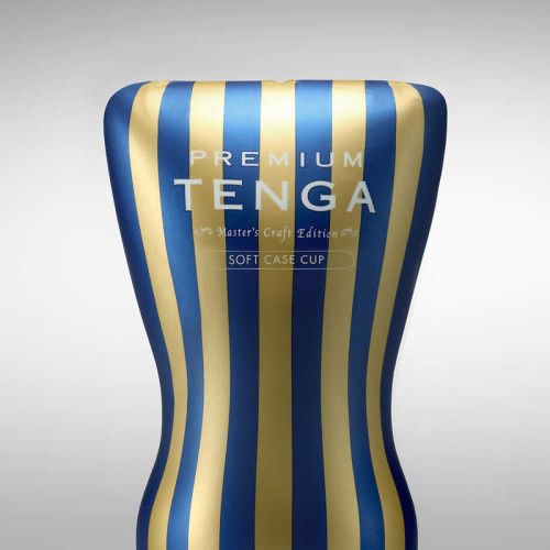 Tenga Premium Soft Case Cup - мастурбатор, 15.5х6.9 см (білий) - купити в Києві, Україні