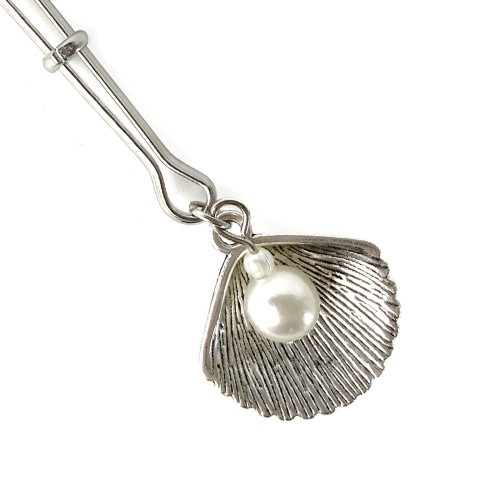 Art of Sex Clit Clamp Silver Pearl - Затискач для клітора, (сріблястий) - купити в Києві, Україні
