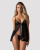 Сорочка беби-долл Obsessive Blomentis babydoll & thong, XS/S Сорочка беби-долл Obsessive Blomentis babydoll & thong, XS/S