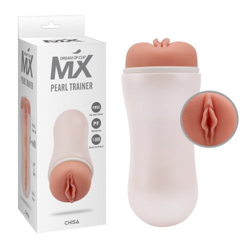 MX Pearl Trainer - Мастурбатор вагина, 16х7.5 см (телесный)