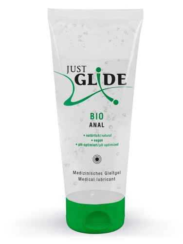Just Glide Bio Anal - Анальний лубрикант на водній основі, 200 мл - купити в Києві, Україні
