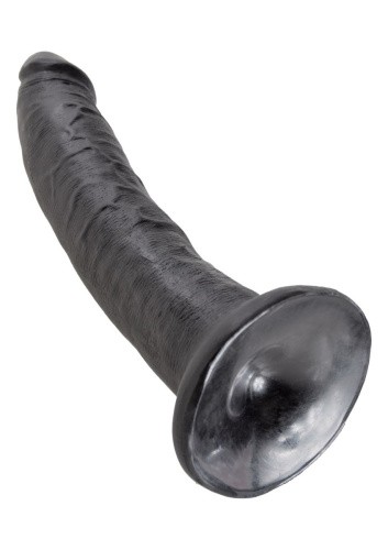 Pipedream King Cock 7 - Фаллоимитатор на присоске, 18х4 см (черный)