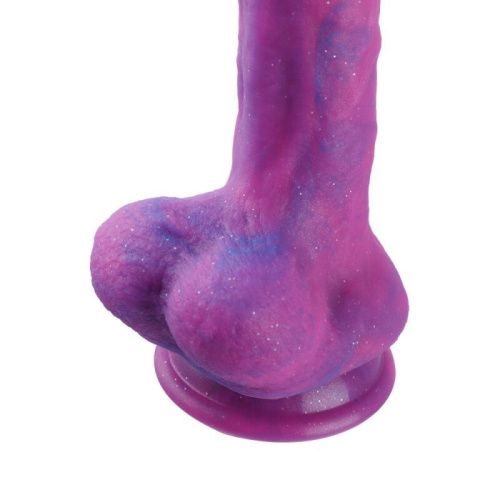Реалистичный вибратор 8.2″ для секс-машин Hismith Purple Silicone Dildo