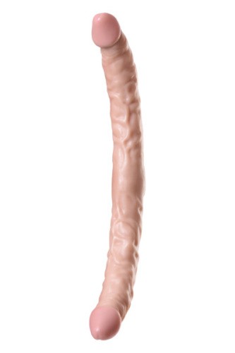 Двусторонний фаллоимитатор Toyfa Realstick Nude, 34 см