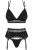 Obsessive Lolitte set - сексуальный комплект, L/XL (чёрный) Obsessive Lolitte set - сексуальный комплект, L/XL (чёрный)