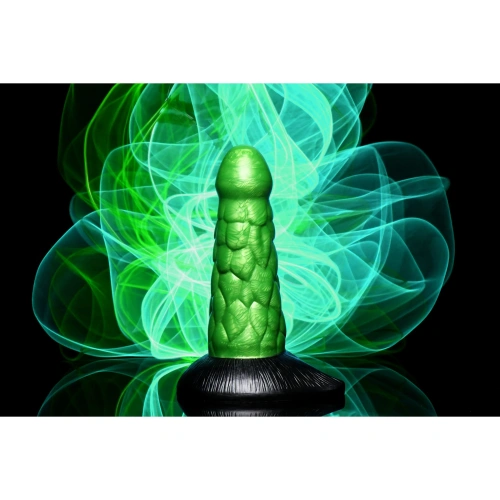 Creature Cocks Radioactive Reptile Silicone Dildo – фантазійний фалоімітатор рептилії, 19.1х6.1 см - купити в Києві, Україні