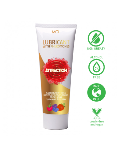Mai Attraction Red Fruits - смазка с феромонами и ароматом красных фруктов, 75 мл