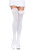 Leg Avenue Nylon Thigh Highs With Bow - чулки с бантиком (белый с голубым) Leg Avenue Nylon Thigh Highs With Bow - чулки с бантиком (белый с голубым)