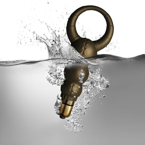 Rocks Off Dr. Roccos Poseidon - виброкольцо, 12х3.5 см (золотой)
