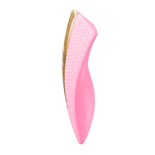 Shunga Obi Intimate Massager - вибратор для клитора, 11.5х7 см (светло-розовый)