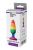 Colourful Love Rainbow Anal Plug Medium - Анальная пробка, 14 см (радужный) Colourful Love Rainbow Anal Plug Medium - Анальная пробка, 14 см (радужный)