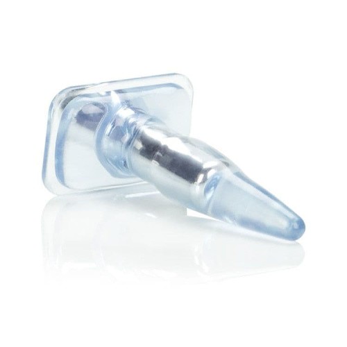 CalExotic High Intensity Probe - Анальная пробка с вибрацией, 9,5х2,5 см (голубой)